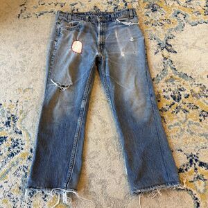Vintage Distressed Levi’s Orange Tab Jeans
